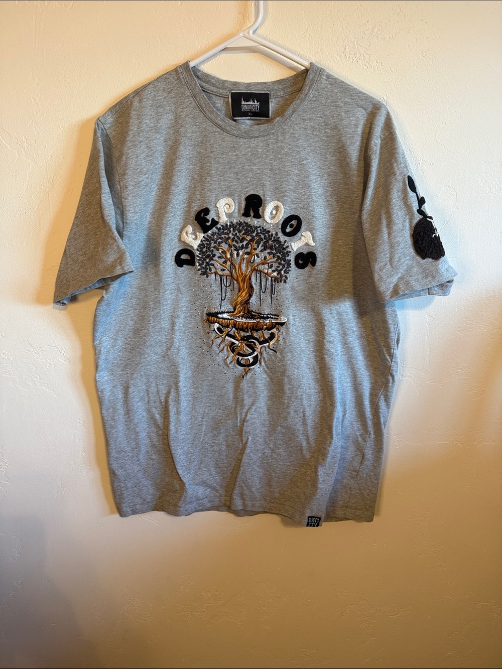 Grey Graphic Short Sleeve Tee